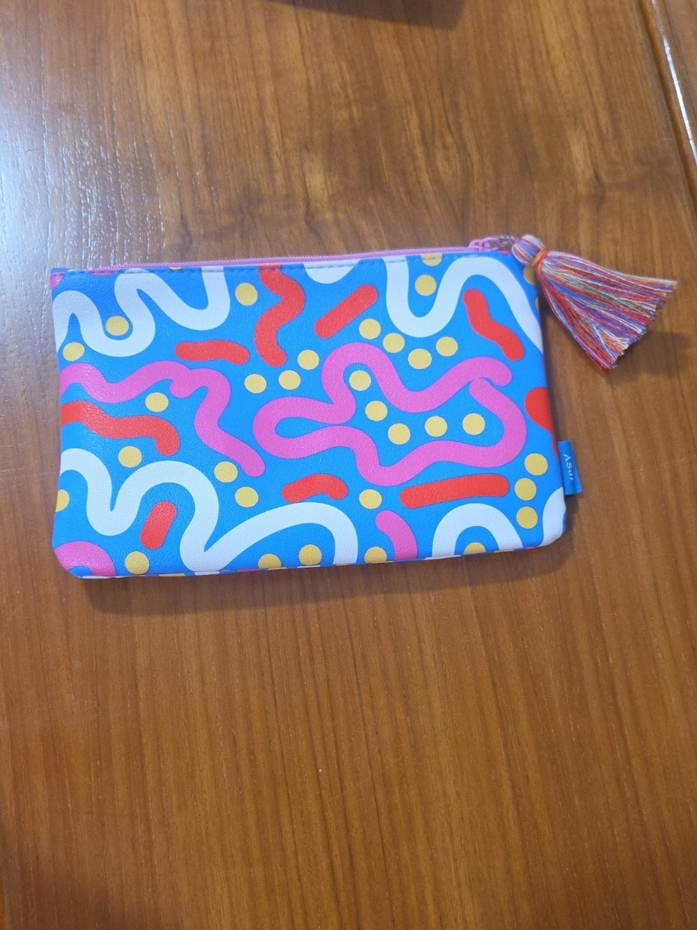 Ipsy September 2023 Glam Bag Cosmetic Pouch Blue & Pink